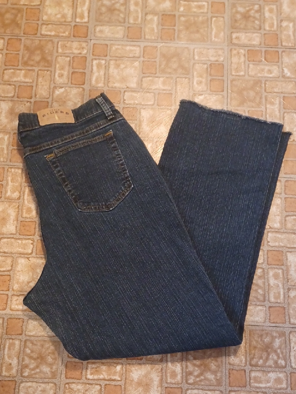 Riders by Lee Dark Blue Boot Cut Jeans Size 18